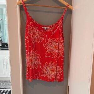 CAbi Red Floral Camisole